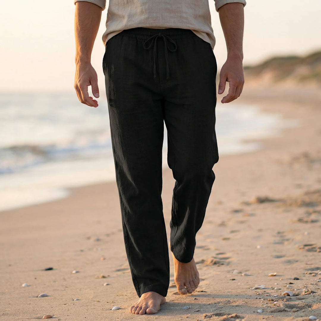 Schlanke Sommerhose Mit Tunnelzug - Marten