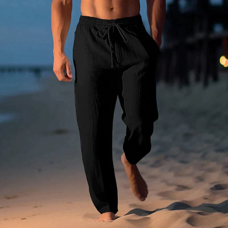 Schlanke Sommerhose Mit Tunnelzug - Marten