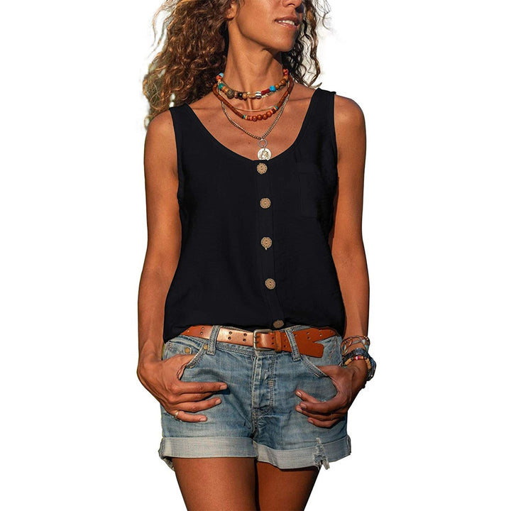 Schlanker Damen Tanktop Schnitt - Caroline