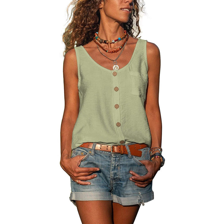 Schlanker Damen Tanktop Schnitt - Caroline