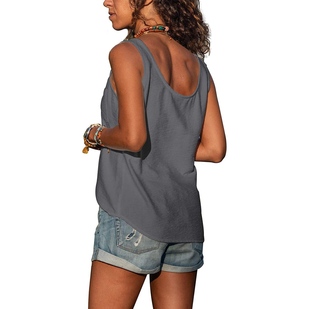 Schlanker Damen Tanktop Schnitt - Caroline