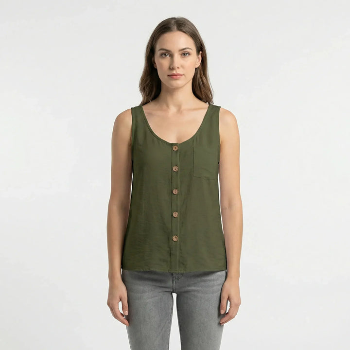 Schlanker Damen Tanktop Schnitt - Caroline