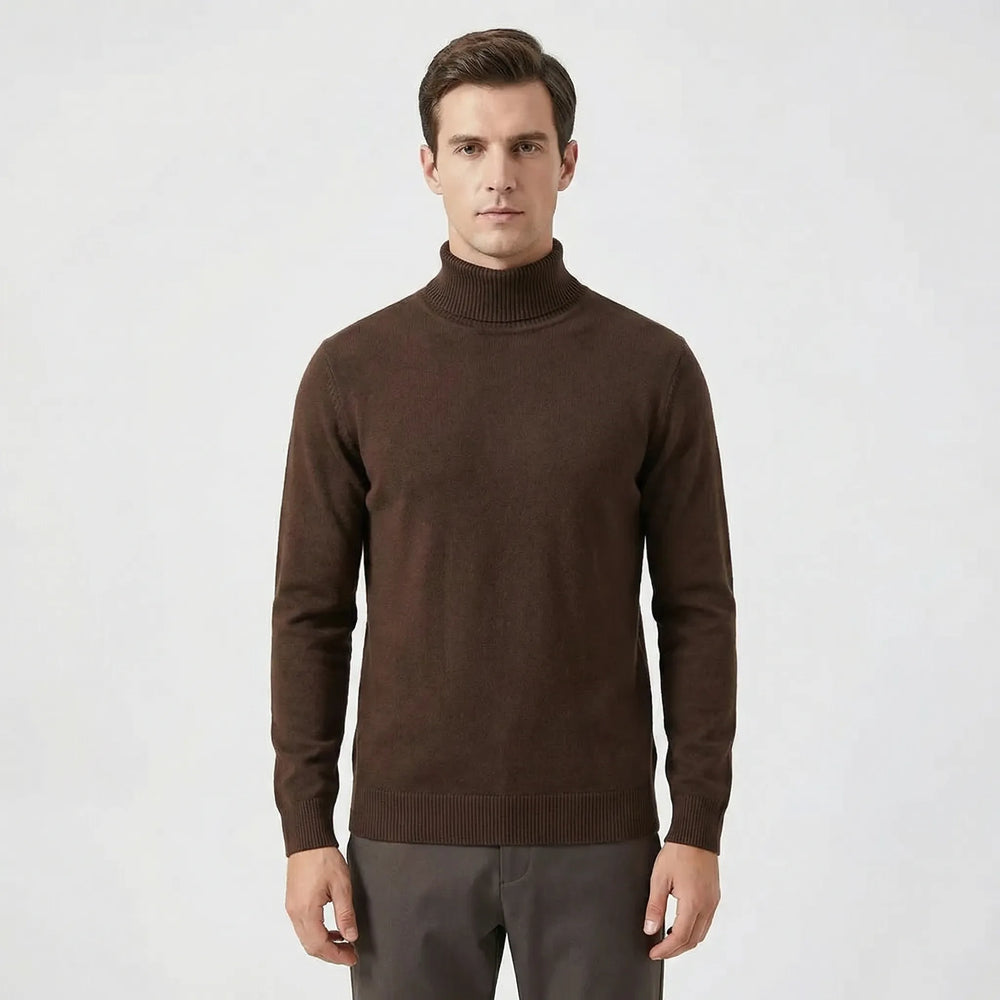 Schmal Geschnittener Rollkragen Sweater - Toni