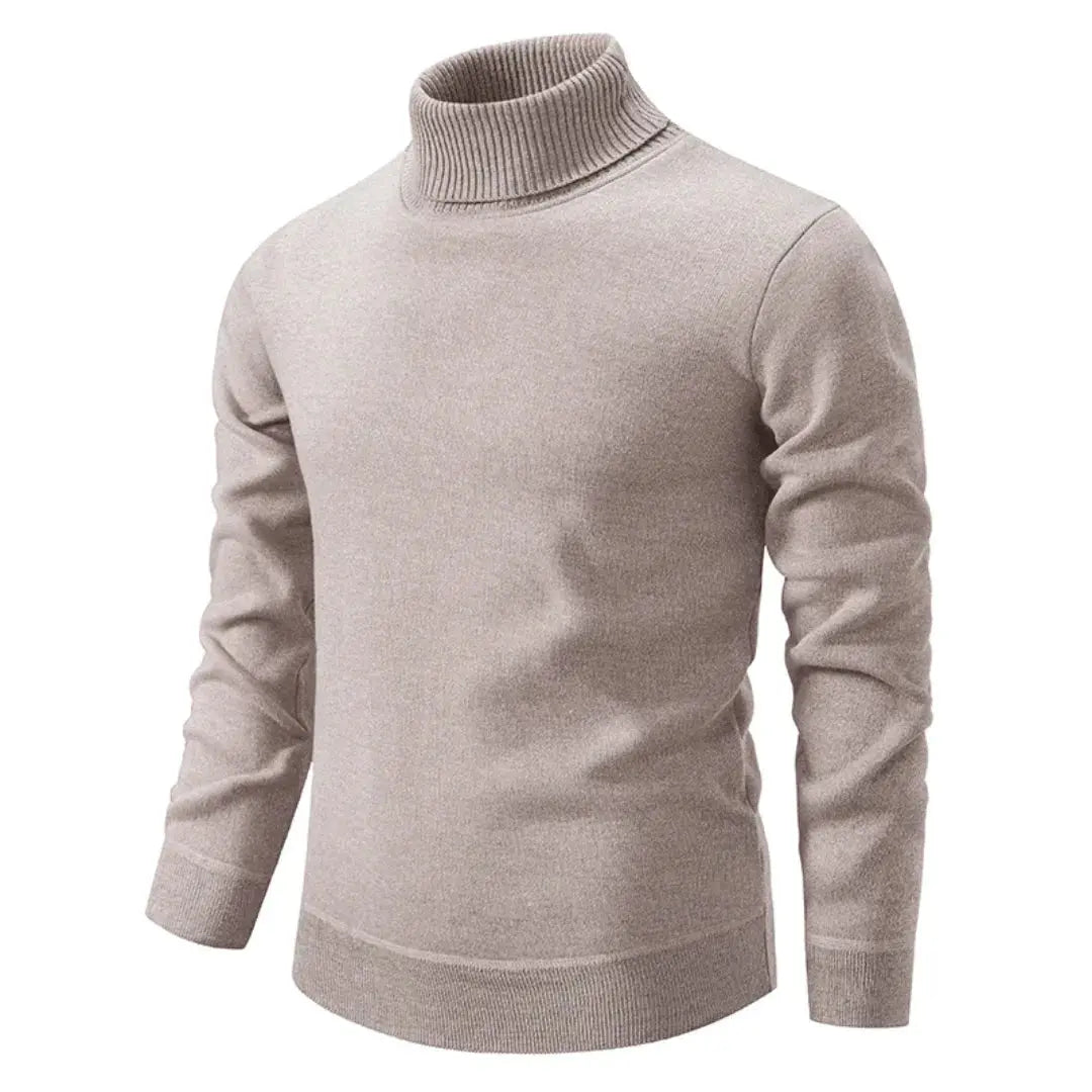 Schmal Geschnittener Rollkragen Sweater - Toni