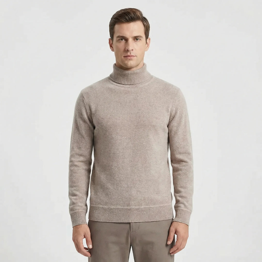 Schmal Geschnittener Rollkragen Sweater - Toni