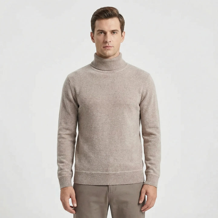 Schmal Geschnittener Rollkragen Sweater - Toni