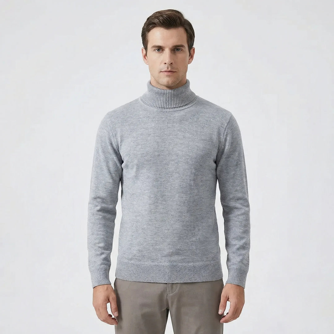 Schmal Geschnittener Rollkragen Sweater - Toni