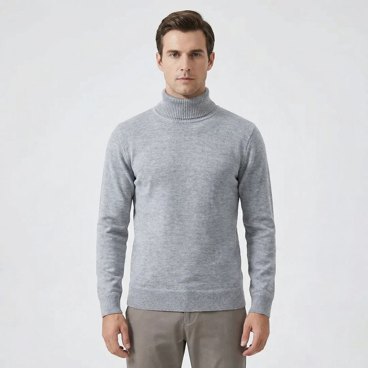 Schmal Geschnittener Rollkragen Sweater - Toni