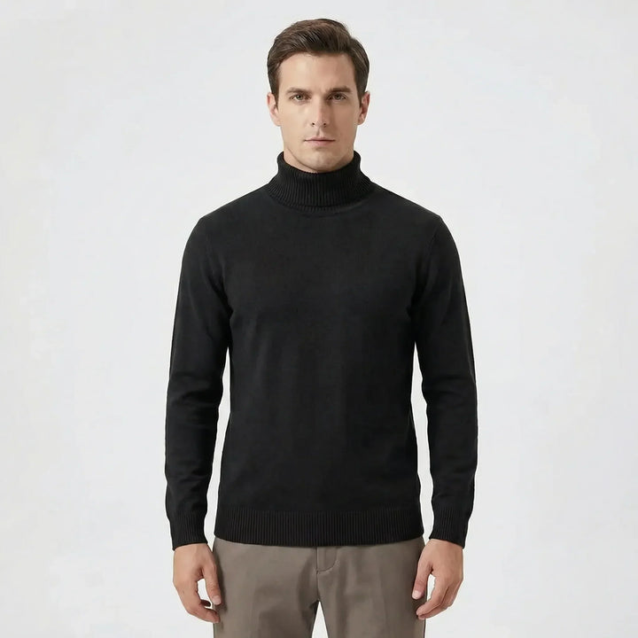 Schmal Geschnittener Rollkragen Sweater - Toni
