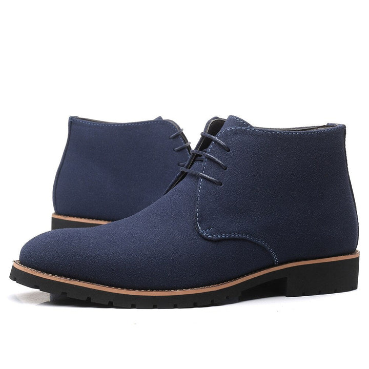 Leather Suede Ankle Boots for Men - Hudson