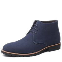 Leather Suede Ankle Boots for Men - Hudson