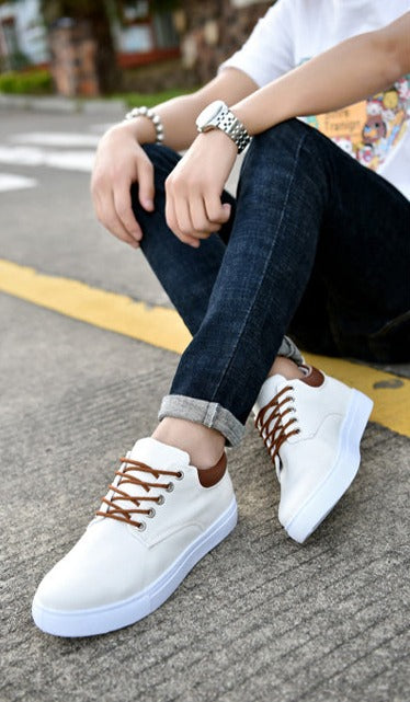 Sammy Jackson™ David Sneakers | Stoere herensneakers met witte zool