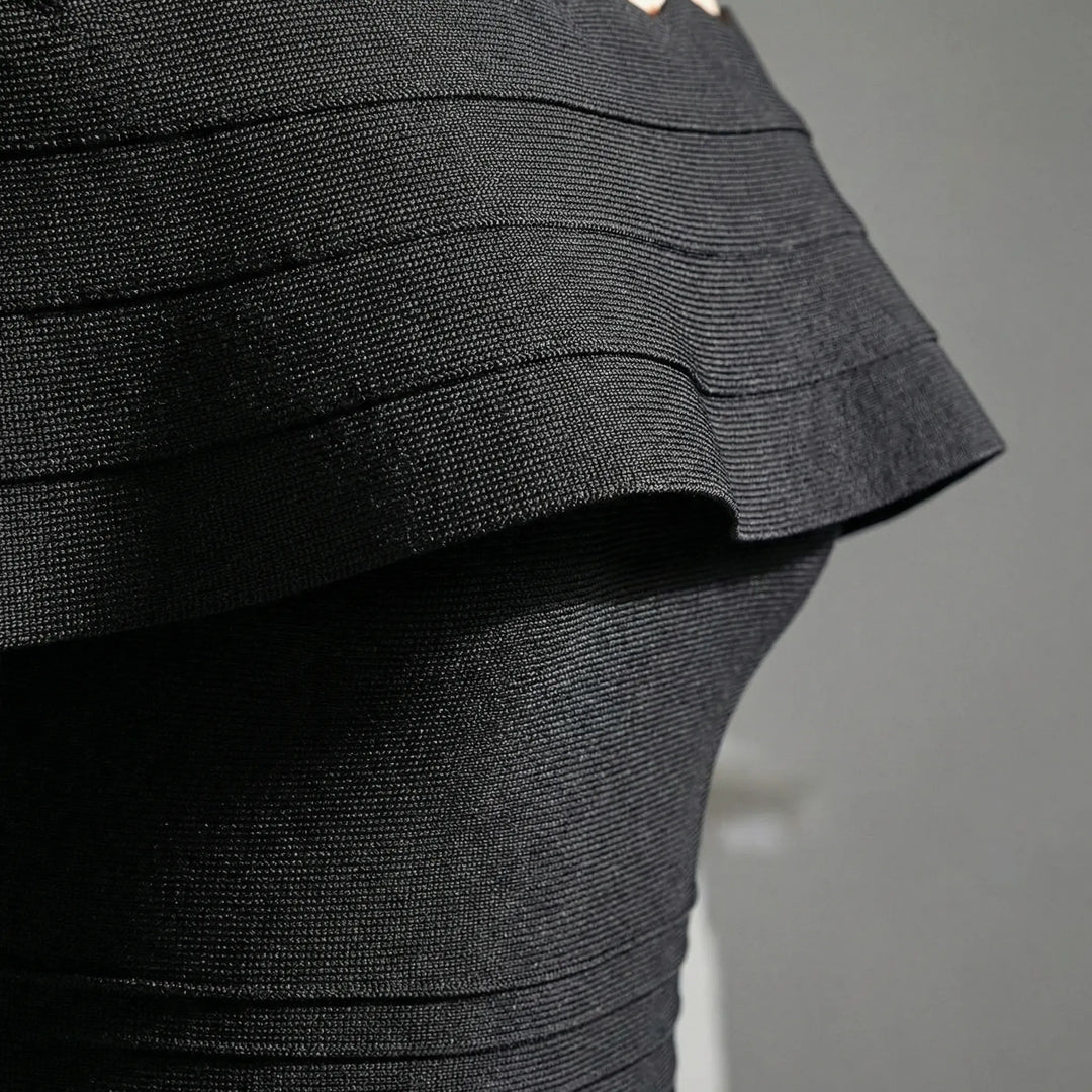 Schulterfreies Midi Kleid - Letizia