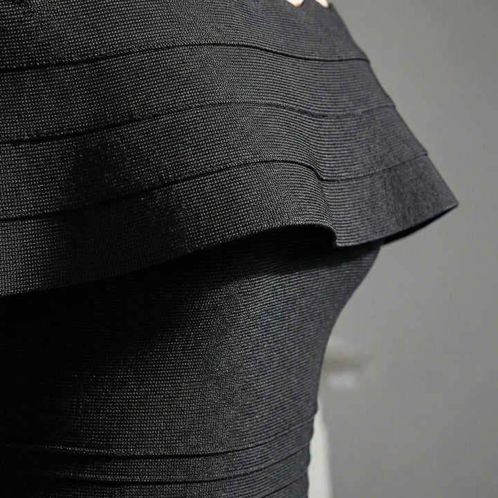 Schulterfreies Midi Kleid - Letizia