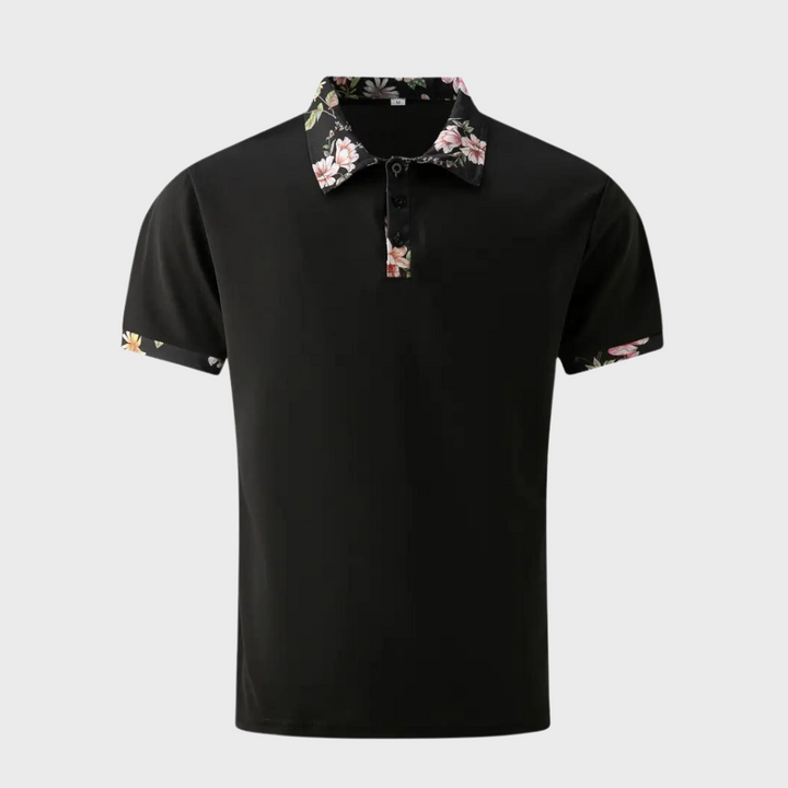 Men's Polo with Subtle Print - Noah