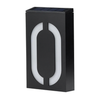 Illuminated House Number Powered by Solar Energy - SolarSign