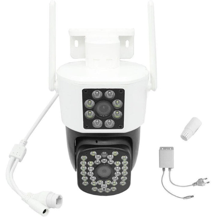 Set of 2 Security Cameras with Dual Lens – DualGuard Max 2-Pack