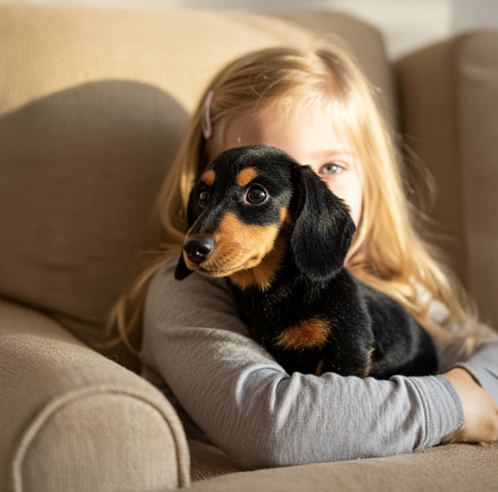 Interactieve pluchen hond met aanraaksensoren, levensechte bewegingen en ultrazachte vacht 9