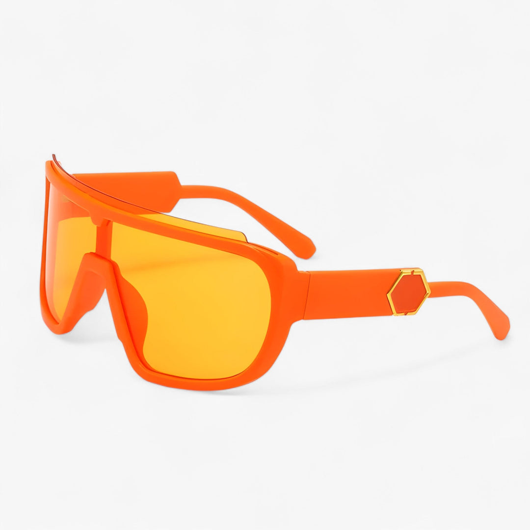 Oversized Monoblock Okulary przeciwsłoneczne typu Wraparound – Auron