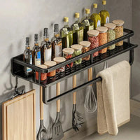 Modern Black Kitchen Rack - MetroRack