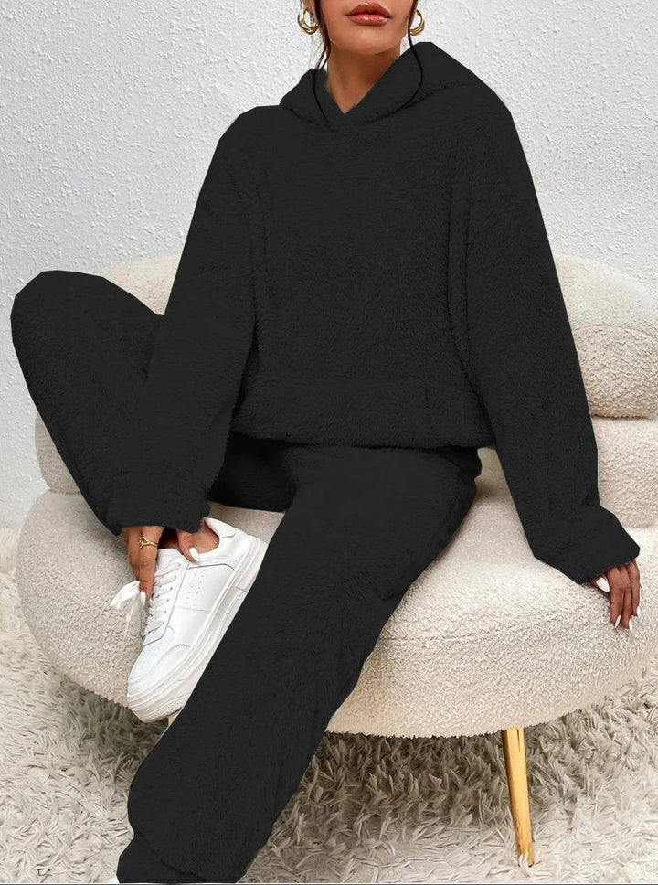 Ultra-komfortowy kombinezon Teddy z kapturem - Lana