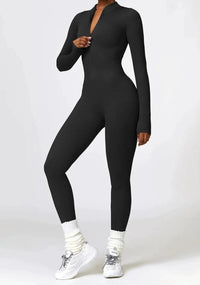 Luxury Full-Body Romper with Long Sleeves - Lisa
