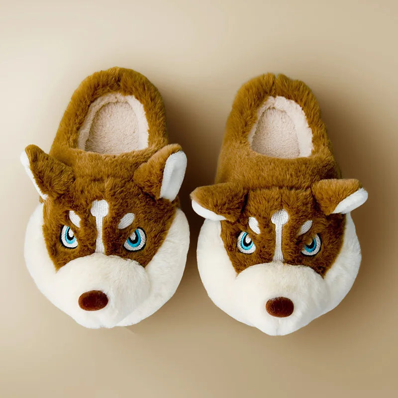 Cute Husky Women's Slippers – Novi