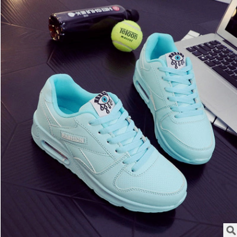 Stylish Vegan Leather Women's Sneakers - Valencia