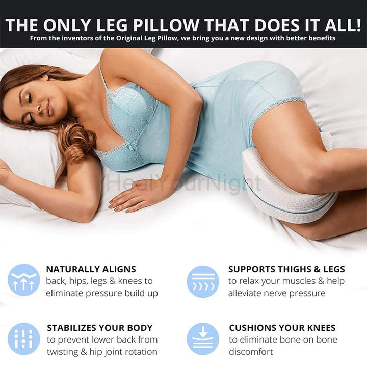 Orthopedisch Memory Foam Beenkussen - ComfortFoam