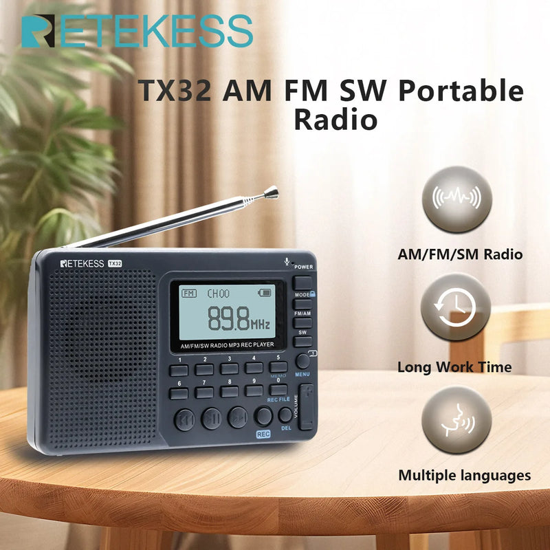 Compacte Draagbare Radio - EchoWave