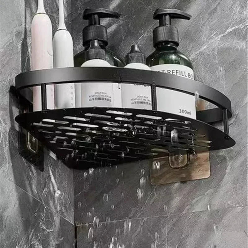 Aluminum Wall Shelf for Bathroom Corners - Cornerix