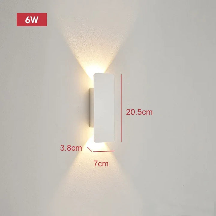 Noir Weatherproof LED Outdoor Wall Light, Aluminum, 18W 14