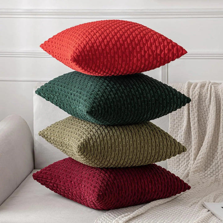 Corduroy Pillow Covers with Boho Style – Velvia