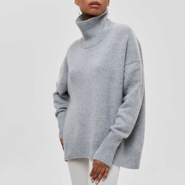 Miękki Oversized Damski Golf - Celeste