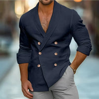 Breathable & Stylish Double-Tied Linen Men's Shirt – Mateo