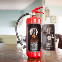 Hidden Bottle Storage in Fire Extinguisher Shape – BlazeVault