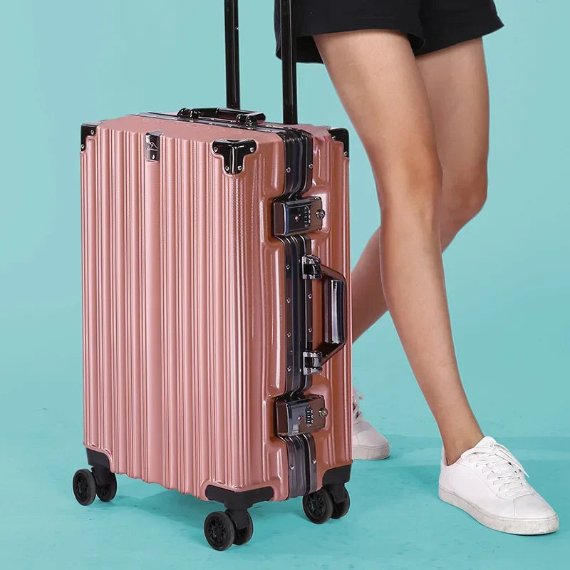 Aluminum Frame Hardshell Suitcase – Geneva