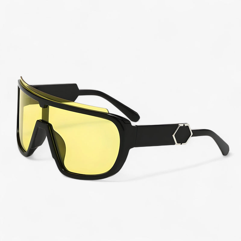 Oversized Monoblock Okulary przeciwsłoneczne typu Wraparound – Auron