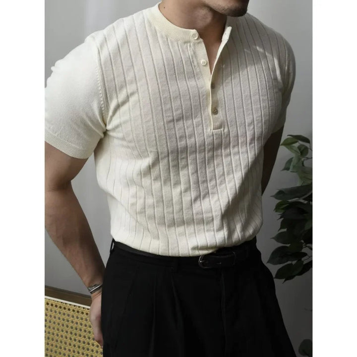 Slim Fit Men's Polo with Zipper – Fabrizio