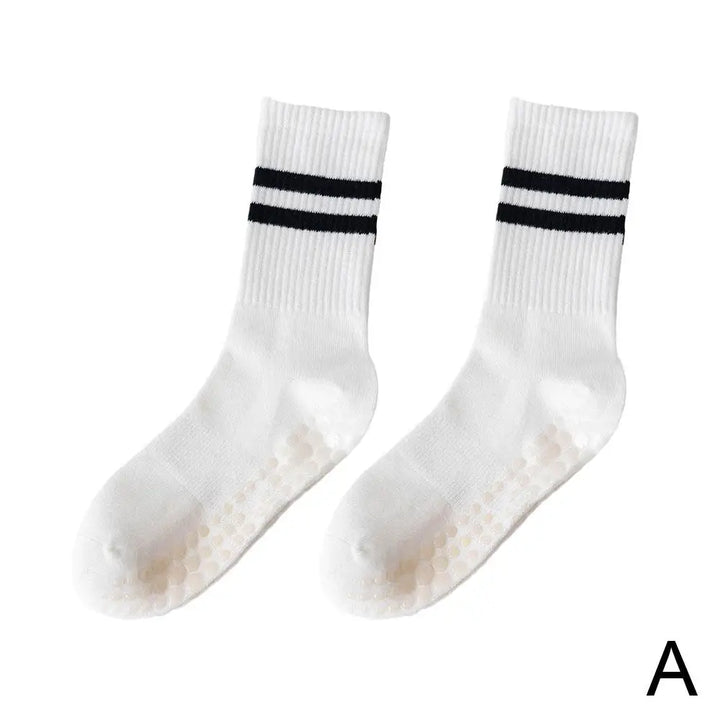 Non-Slip Mid-Tube Sports Socks for Fitness and Yoga - GripFit (Buy 1 Get 1 Free)
