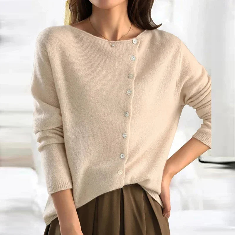 Stylowy dzianinowy sweter damski - Isabelle