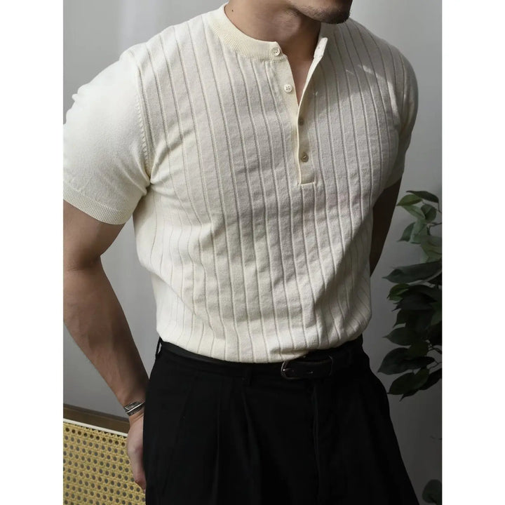 Slim Fit Men's Polo with Zipper – Fabrizio