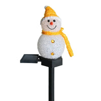Solar-Powered Snowman Lamp - SolarSnow