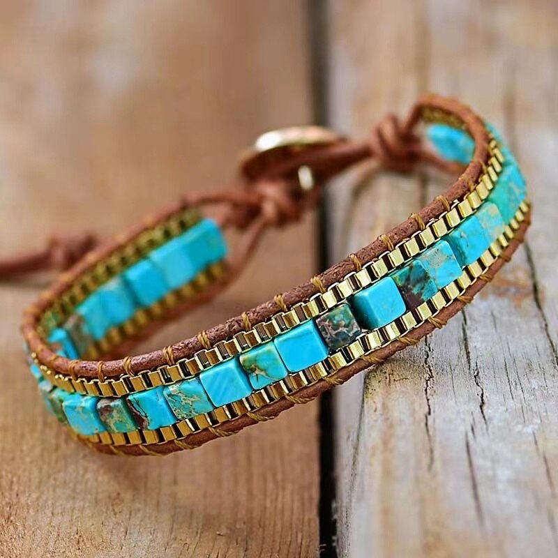 Imperial Stone Turquoise Bracelet - Cairos