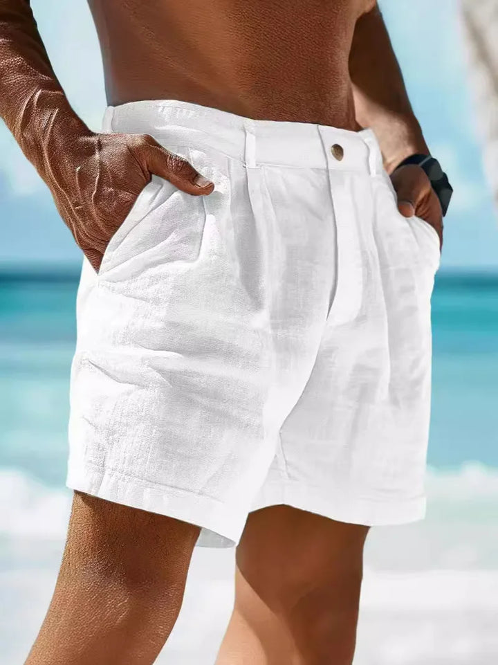 Airy summer shorts for men made of linen – Jonas
