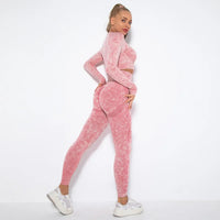 Naadloze Dames Yoga Set met Cropped Top - Nova