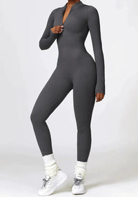 Luxury Full-Body Romper with Long Sleeves - Lisa