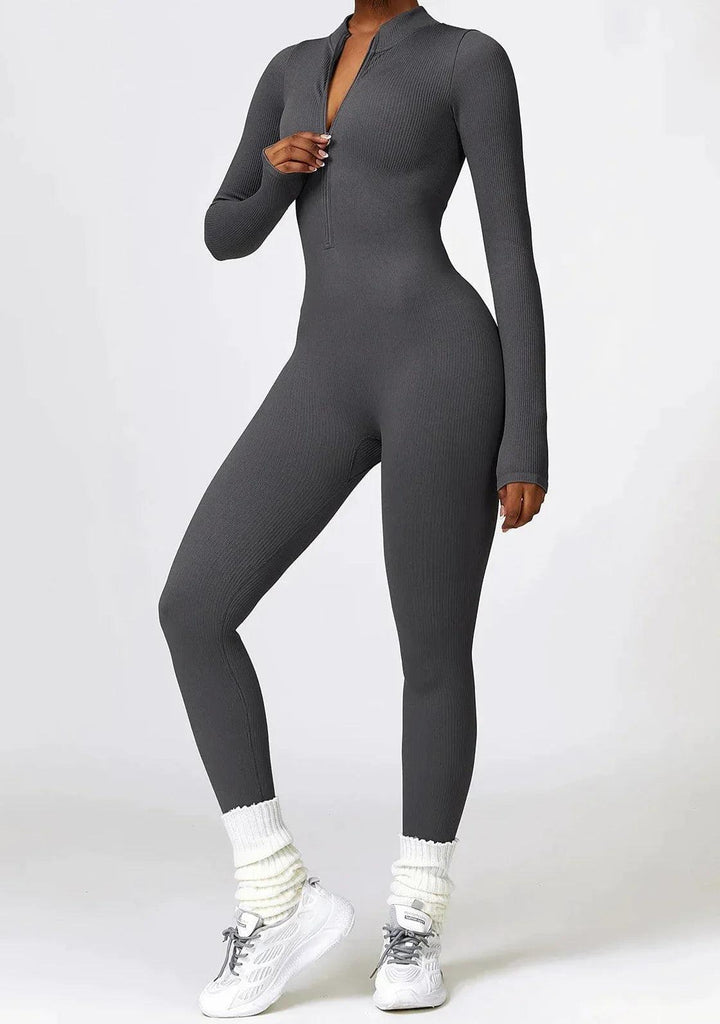 Luxury Full-Body Romper with Long Sleeves - Lisa