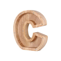 Houten Alfabet Spaarpot - LetterSaver