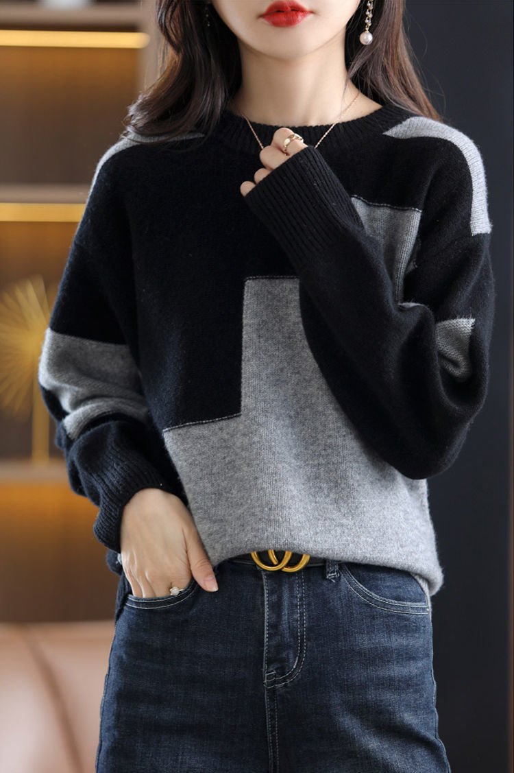 Knitted Casual Sweater - Arden